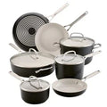 KitchenAid Hard-Anodized Ceramic Non-Stick Cookware Set, 11-piece, Black