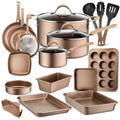 Nutrichef High Qualified Basic Kitchen Cookware Set, PTFE/PFOA/PFOS-Free NCCW20S
